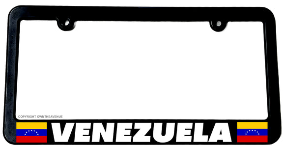 Venezuela World Country Flag Car Truck Auto License Plate Frame