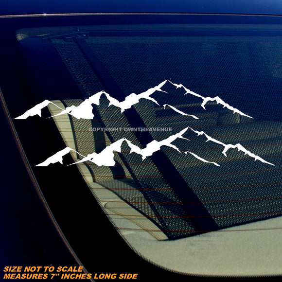 2 Hiking Camping Backpacking Outdoors Mountains Car Truck Vinyl Decal Sticker 7