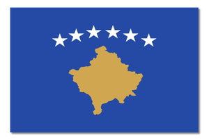 Kosovo Flag Car Truck Window Bumper Laptop Cooler Cup Vinyl Sticker Decal 4" - OwnTheAvenue