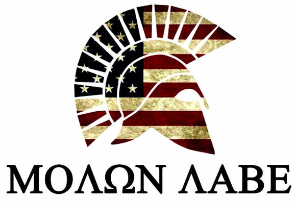 Molon Labe Sticker Decal Greek Come and take them 300  (Molon 4