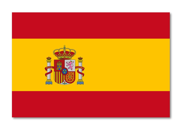 Spain Spaniard Country Flag Car Truck Window Bumper Laptop Cooler Sticker Decal - OwnTheAvenue