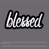 Blessed JDM Racing Drifting Drag Laptop Car Vinyl Sticker Decal 5" Model-3FC - OwnTheAvenue