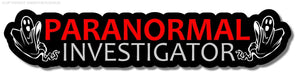 Paranormal Investigator Ghost Creepy Funny Car Truck Laptop Cup Vinyl Sticker - OwnTheAvenue