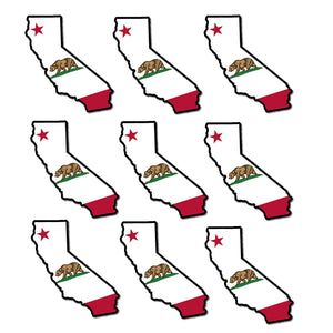 Cali California Bear State Pack / Lot of 9 Vinyl Decal Stickers 4" #fcmodb - OwnTheAvenue