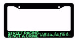 JDM Funny Racing Drag Drifting Drift Mint / Black License Plate Frame Model SRMT - OwnTheAvenue