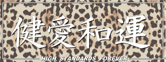 High Standards Forever Kanji Japanese JDM Drag Drift Racing Box Slap Sticker 8