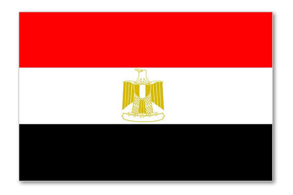 Egypt Egyptian Country Flag Car Truck Window Bumper Laptop Cooler Sticker Decal