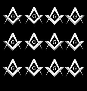 Freemason Mason Masonic Pack Lot Vinyl Decal Sticker 2" Inches Each - OwnTheAvenue