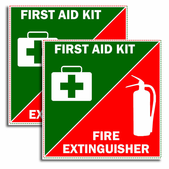 First Aid Labels, First Aid Kit Decals